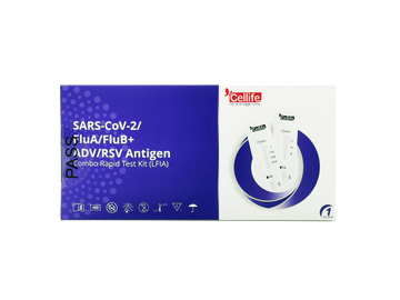 Cellife SARS-CoV-2/FluA/FluB+ADV/RSV Antigen Combo Rapid Test Kit (5 in 1 ) 1/4/7 Pack (pending TGA)