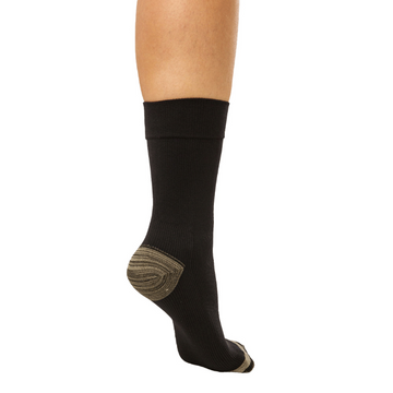 Thermoskin Plantar FXT Compression Socks Crew Small Black 1 Each