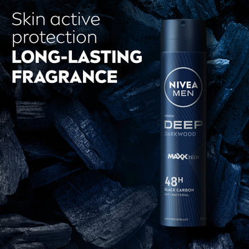 NIVEA MEN Deep 48H Aerosol Deodorant 250ml