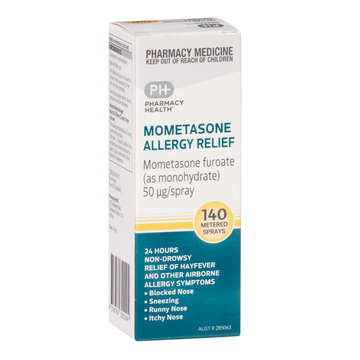 PHARMACY HEALTH Mometasone Allergy Relief 50mcg 140 Sprays