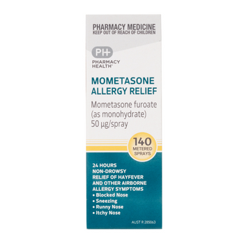 PHARMACY HEALTH Mometasone Allergy Relief 50mcg 140 Sprays