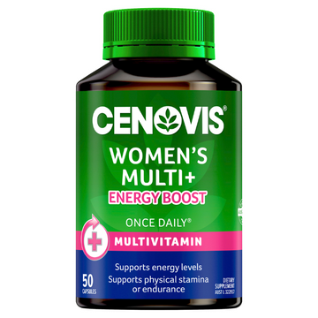 Cenovis Women's Multivitamin + Energy Boost for Women's Health 50 Capsules