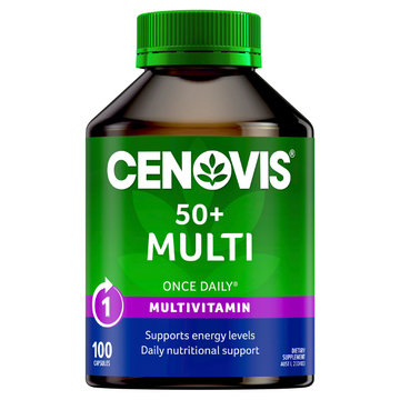 Cenovis 50+ Multivitamin for Energy 100 Capsules