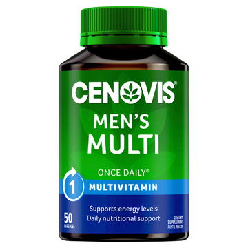 Cenovis Men's Multivitamin for Energy 50 Capsules