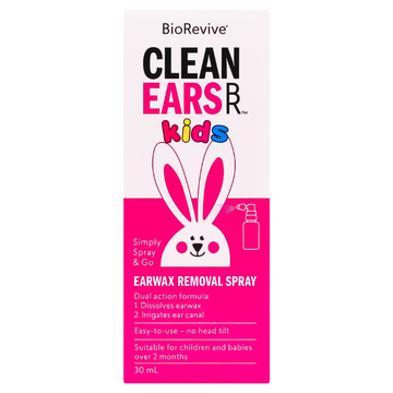 BioRevive Clean Ears Kids Earwax Removal Spray 30mL