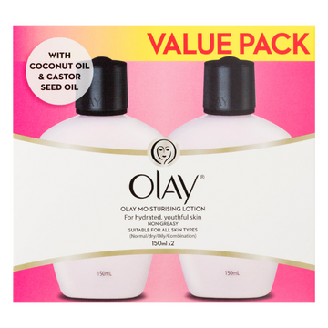 Olay Moisturising Lotion 150ml 2 Pack