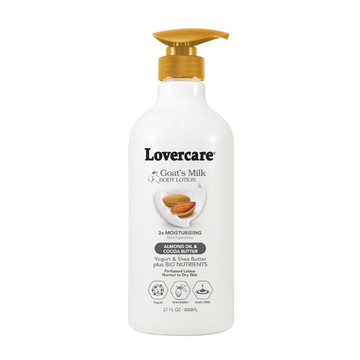 LOVERCARE Goat's Milk Body Lotion Almond Oil & Cocoa Butter 800mL