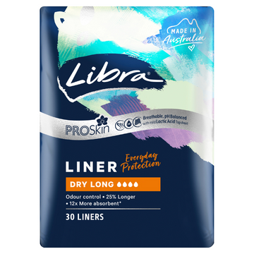 Libra Dry Liner Long Proskin 30 Pack