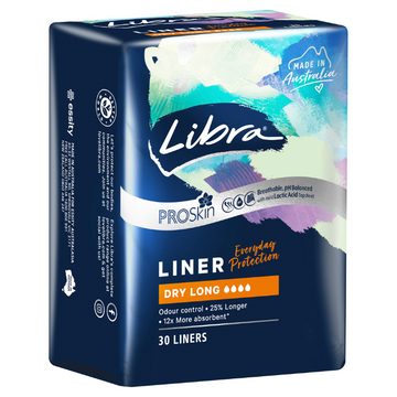 Libra Dry Liner Long Proskin 30 Pack