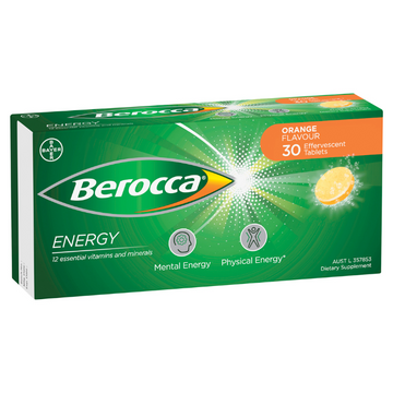 Berocca Energy Orange Flavour 30 Tablets