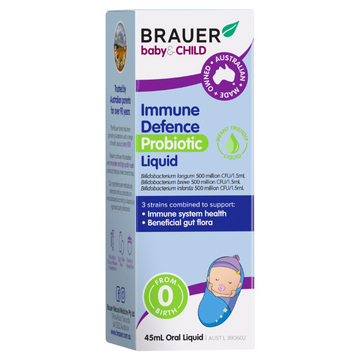 Brauer Immune Defence Probiotic Liquid for Infants 45mL