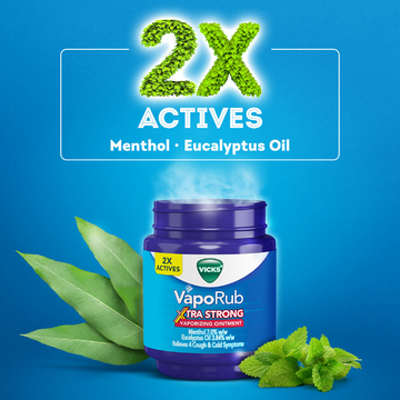 Vicks VapoRub Xtra Strong Vaporizing Ointment 100g