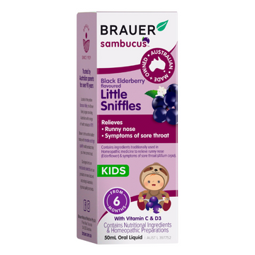 Brauer Sambucus Little Sniffles For Infants & Kids 50mL