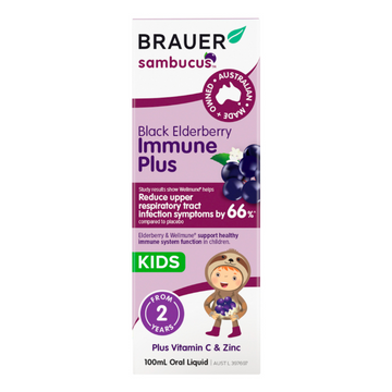 Brauer Sambucus Immune Plus For Kids 100mL