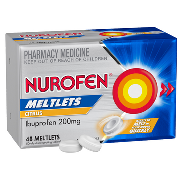 Nurofen Meltlets Citrus 48 Tablets