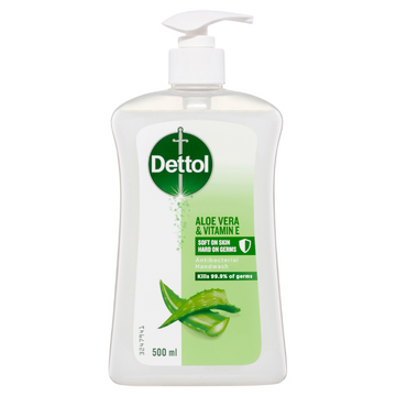 Dettol Antibacterial Handwash Aloe Vera & Vitamin E 500mL