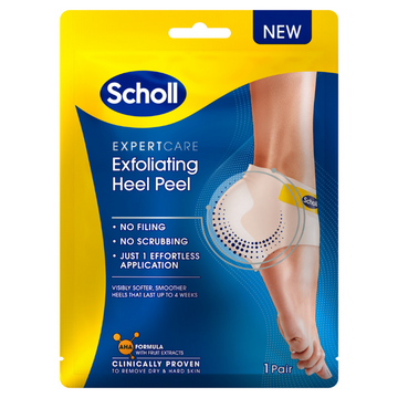 Scholl ExpertCare Exfoliating Heel Peel 1Pair