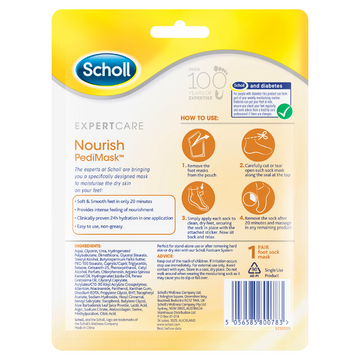 Scholl Expert Care PediMask Triple Oil 1 Pair