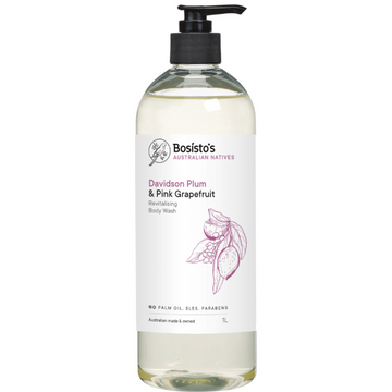 Bosisto's Davidson Plum & Pink Grapefruit Body Wash 1 L