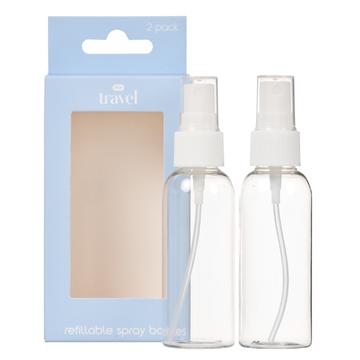 PHARMACY HEALTH Refillable Spray Bottles 2 Pack