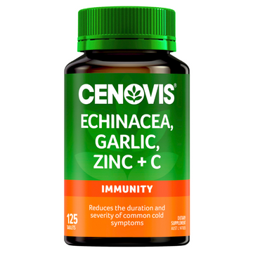 Cenovis Echinacea, Garlic, Zinc & C 125 Tablets