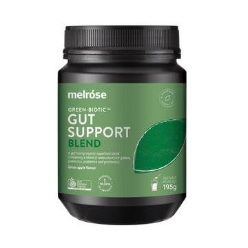 Melrose Health Green Biotic Gut Support Blend Green Apple 195g