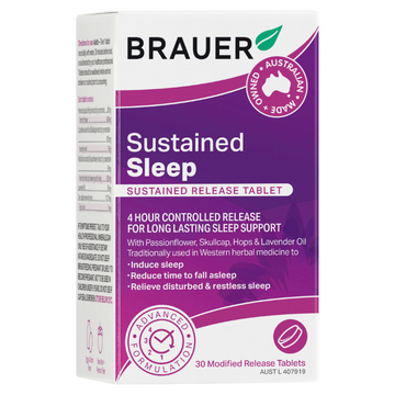 Brauer Sleep Sustained Release 30 Tablets