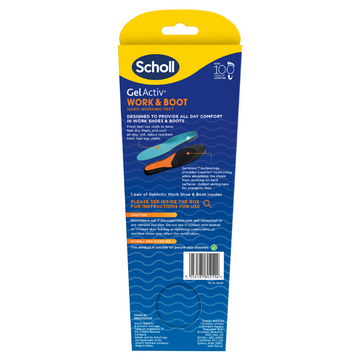 Scholl GelActiv® Insole Work & Boot Small 1 Pair