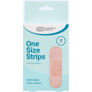 PHARMACY HEALTH Fabric Strips 20 Pack