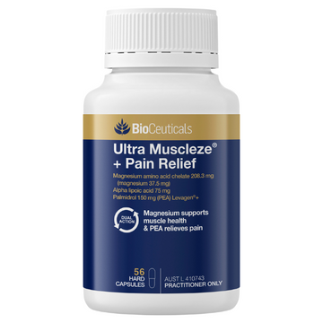 BIOCEUTICALS Ultra Muscleze® + Pain Relief 56 Capsules