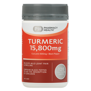 PHARMACY HEALTH Turmeric 15800mg 120 Tablets