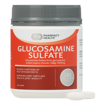 PHARMACY HEALTH Glucosamine Sulfate 180 Tablets