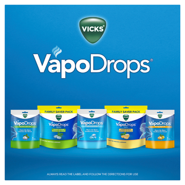 Vicks VapoDrops Original Menthol 70 Lozenges