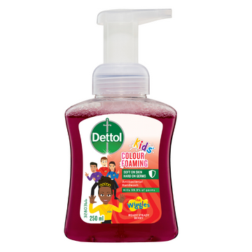 Dettol Kids Colour Foaming Hand Wash Berry 250mL