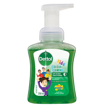 Dettol Kids Colour Foaming Antibacterial Handwash Aloe Vera 250mL