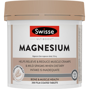 Swisse Ultiboost Magnesium 200 Tablets