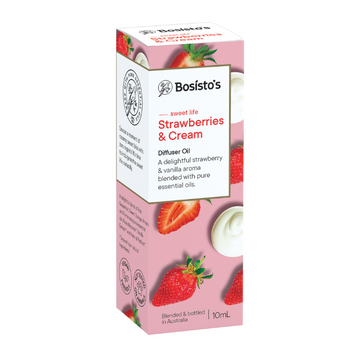 Bosisto's Strawberries & Cream Diffuser Oil 10mL