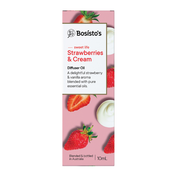 Bosisto's Strawberries & Cream Diffuser Oil 10mL