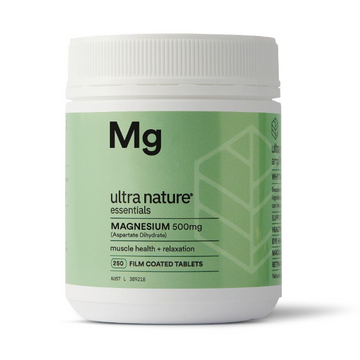 ULTRA NATURE Essentials Magnesium 500mg 250 Tablets