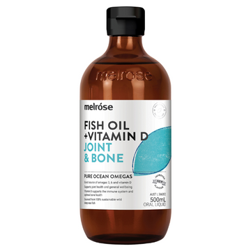 Melrose Health Fish Oil + Vitamin D Joint & Bone 500mL