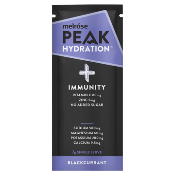 Melrose Health Peak Hydration + Immunity Blackcurrent 7g