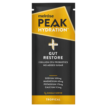 Melrose Health Peak Hydration + Gut Restore Tropical 7g