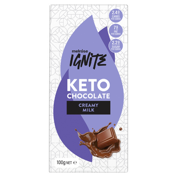 Melrose Health Ignite Keto Chocolate Creamy Milk 100g