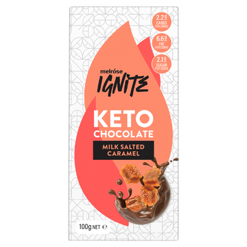 Melrose Health Ignite Keto Chocolate Milk Salted Caramel 100g