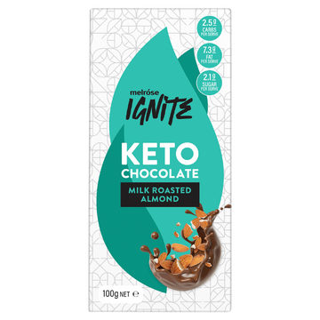 Melrose Health Ignite Keto Chocolate Milk Roasted Almond 100g