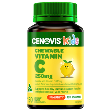 Cenovis Chewable Vitamin C 250mg Lemonade Flavour 150 Tablets