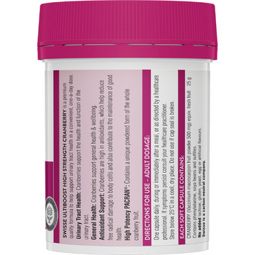 Swisse Ultiboost High Strength Cranberry 90 Capsules