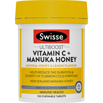 Swisse Ultiboost Vitamin C + Manuka Honey 120 Tabets