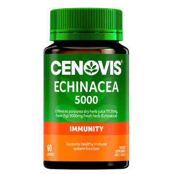 Cenovis Echinacea 5000 for Immune Support 60 Capsules