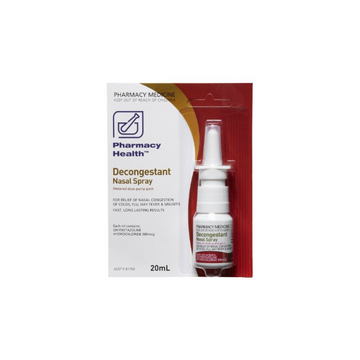 PHARMACY HEALTH Decongestant Nasal Spray 20mL